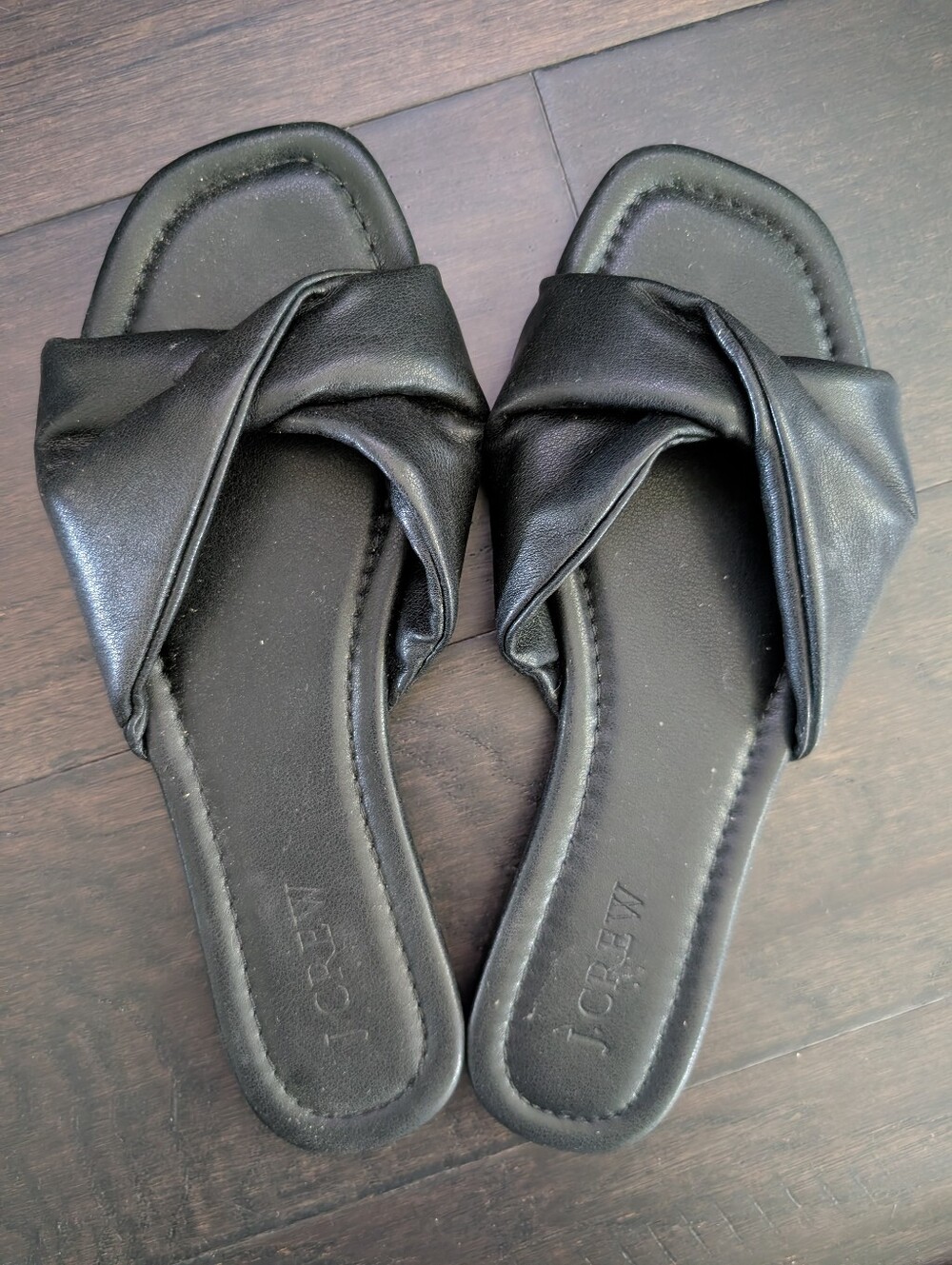 J. Crew Black Sandals